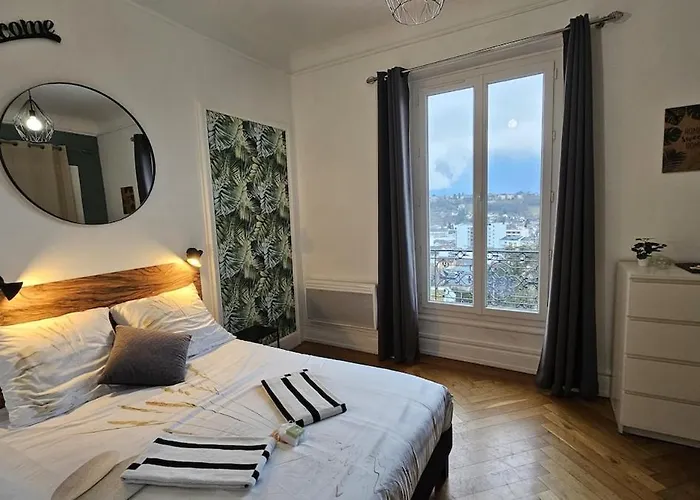 Calme, Piscine - Proche Thermes Et Centre 아파트 엑스레뱅