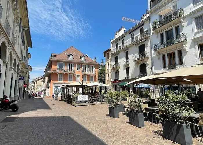 아파트 Calme, Piscine - Proche Thermes Et Centre